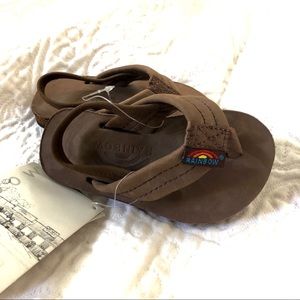 NEW Baby Leather Rainbow Sandals 🌈 (w/ backstrap)